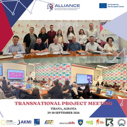 ALLIANCE partners meet in Tirana for the 2nd Transnational Project Meeting